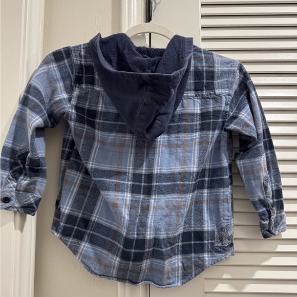 Quicksilver little boys flannel with hoodie - Picture 3 of 5